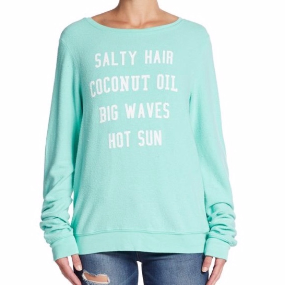 WILDFOX Beach Sandy Hair Graphic Top